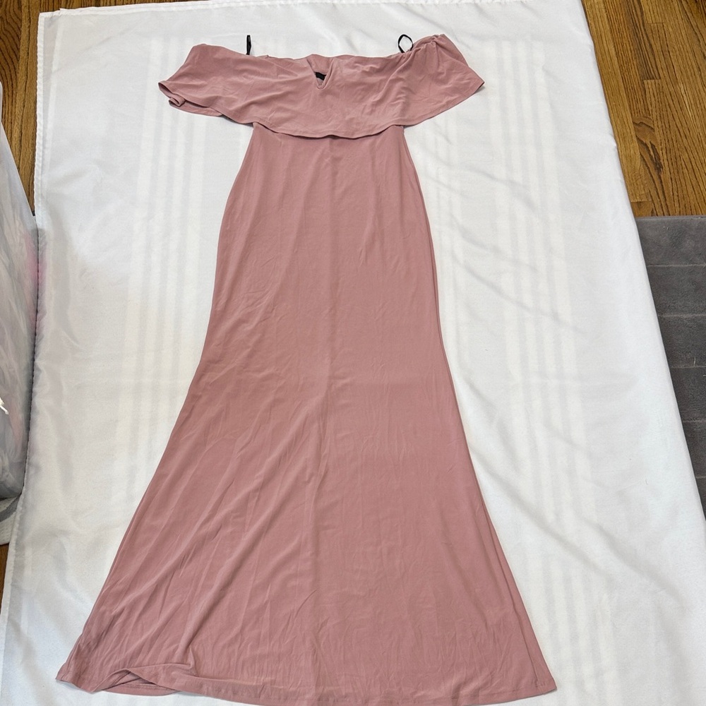 Forever 21 Strapless Blush Pink Dress